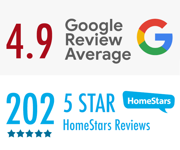 google reviews and homestars reviews