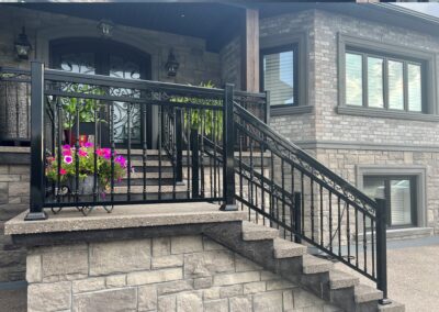 Black elite railings